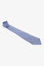 Hermès Blue Silk Chaine D'ancre Patterned Tie