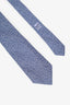 Hermès Blue Silk Chaine D'ancre Patterned Tie