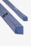 Hermès Blue Silk Chaine D'ancre Patterned Tie