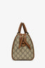 Gucci Limited Edition GG Supreme Butterfly Embroidered Boston Bag