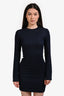 T By Alexander Wang Navy Cotton Mini Dress Size 0