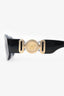 Versace Black/Gold La Medusa Square Sunglasses