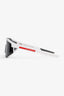 Prada Black/White Shield Tinted Sunglasses