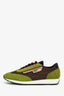Prada Green Suede D7R Sneakers Size 8 Mens