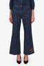 Gucci Blue Dark Denim Straight Leg Pants Size 29