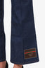 Gucci Blue Dark Denim Straight Leg Pants Size 29