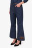 Gucci Blue Dark Denim Straight Leg Pants Size 29