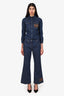 Gucci Blue Dark Denim Straight Leg Pants Size 29