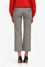 Dolce & Gabbana Brown Plaid Pleated Trousers Size 42