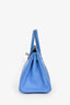 Hermès 2015 Blue Swift Leather Birkin 25