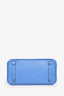 Hermès 2015 Blue Swift Leather Birkin 25
