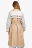 Weekend Max Mara Tan Cotton Double Breasted Reversible Trench Coat Size 4