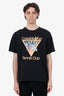 Casablanca Black Cotton 'Tennis Club' T-shirt Size XXL Mens