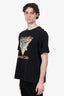 Casablanca Black Cotton 'Tennis Club' T-shirt Size XXL Mens