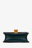 Celine Green Leather Small Box Crossbody Bag