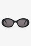 Celine Black Frame Triomphe Oval Sunglasses
