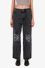 Loewe Grey Denim Anagram Baggy Jeans Size 38
