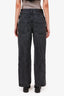 Loewe Grey Denim Anagram Baggy Jeans Size 38