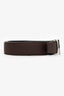 Hermès Brown Leather Reversible H Belt Size 85/110