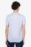 Louis Vuitton Blue Cotton Embossed T-Shirt Size L Mens