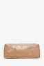 Gucci Beige Patent Leather Interlocking G Soho Medium Shoulder Bag