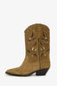 Isabel Marant Khaki Green Suede Cowboy Boots Size 39