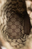 Gucci Brown Leather GG Canvas Ophidia Mini Bucket Bag