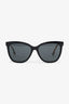 Burberry Black Frame Check Sunglasses