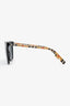 Burberry Black Frame Check Sunglasses