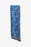 Hermès Blue Silk Maxi Twilly