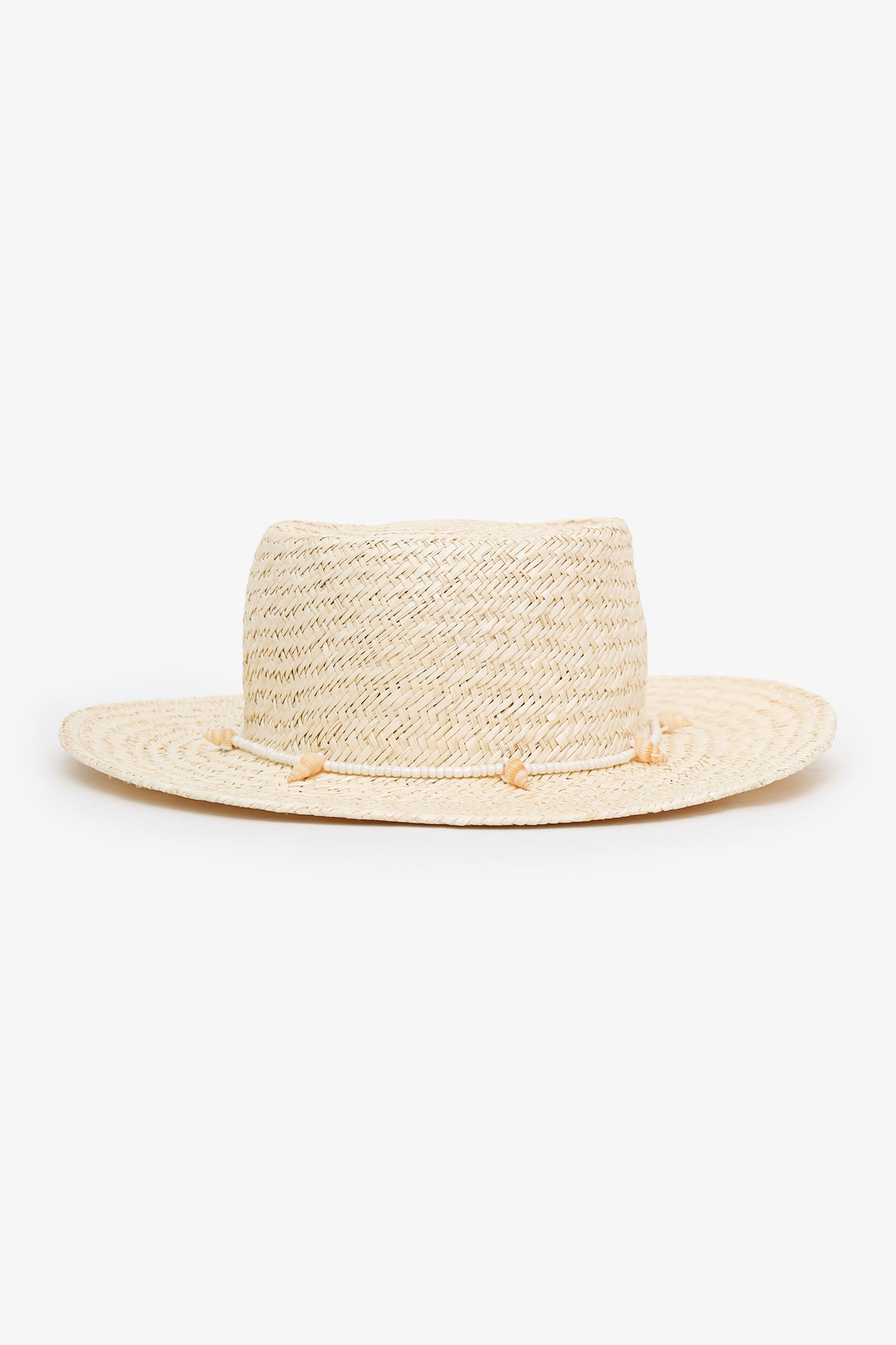 Lack of Colour Beige Straw 'Inca Seashells' Bucket Hat Size M – Mine ...