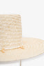 Lack of Colour Beige Straw 'Inca Seashells' Bucket Hat Size M
