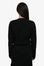 Miu Miu 2018 Black Cashmere Crystal Embellished Cardigan Size 38