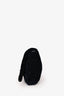 Miu Miu Navy Velvet Matelasse Crystal Flap Shoulder Bag with Strap