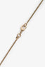 Pre-Loved Chanel™ 2007 Gold Toned Faux Pearl CC Necklace