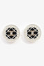 Pre-Loved Chanel™ 2019 Resin Pearl CC Round Earrings