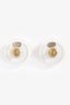 Pre-Loved Chanel™ 2019 Resin Pearl CC Round Earrings