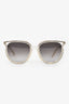 Chloe Clear Acrylic/Silver Tone Sunglasses