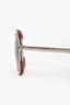 Chloe Brown/Gold Tone Sunglasses