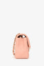 Pre-Loved Chanel™ 2021 Pink Leather Mini Single Flap Bag