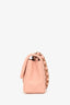 Pre-Loved Chanel™ 2021 Pink Leather Mini Single Flap Bag