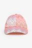 Missoni Pink Chevron Print Baseball Hat