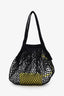 Balenciaga Black Mesh/Knit Shoulder Bag With Pouch