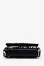 Pre-Loved Chanel™ 2008-09 Black/Silver Sequin Flap CC Logo Shoulder Bag