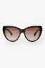 Gucci Dark Brown Tortoise GG Handle Sunglasses