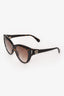 Gucci Dark Brown Tortoise GG Handle Sunglasses