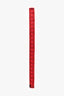 Louis Vuitton Red Multicolour Silk Twilly