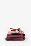 Balenciaga Bordeaux Leather Mini Tri Fold Neo Classic Leather City Wallet