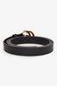 Gucci Black Leather Pearl GG Thin Marmont Belt Size 110/44