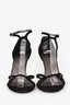 Prada Black Suede Pink/Grey Heels Size 39